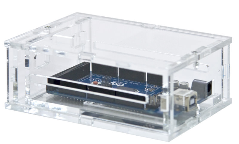 Transparente Acryl Case Hülle Gehäuse Glanz Box für Arduino MEGA 2560 R3 