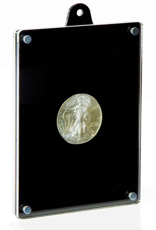 Front view of the coin case